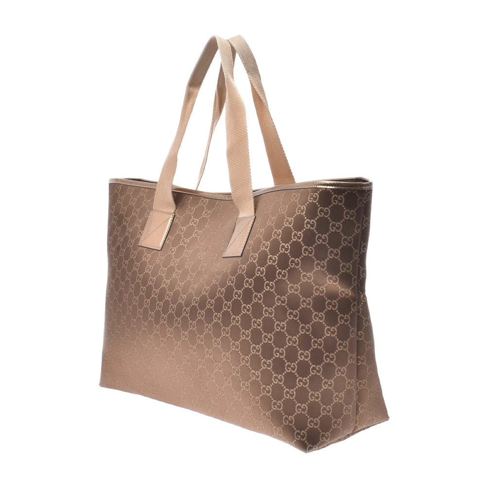 Gucci Canvas Gold Metallic Bag GG Tote